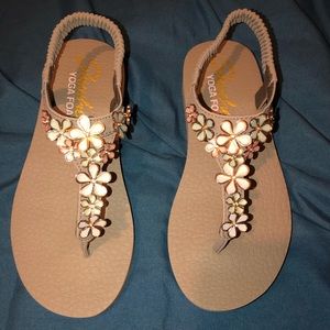 Skechers Meditation Glass Daisy Sandals